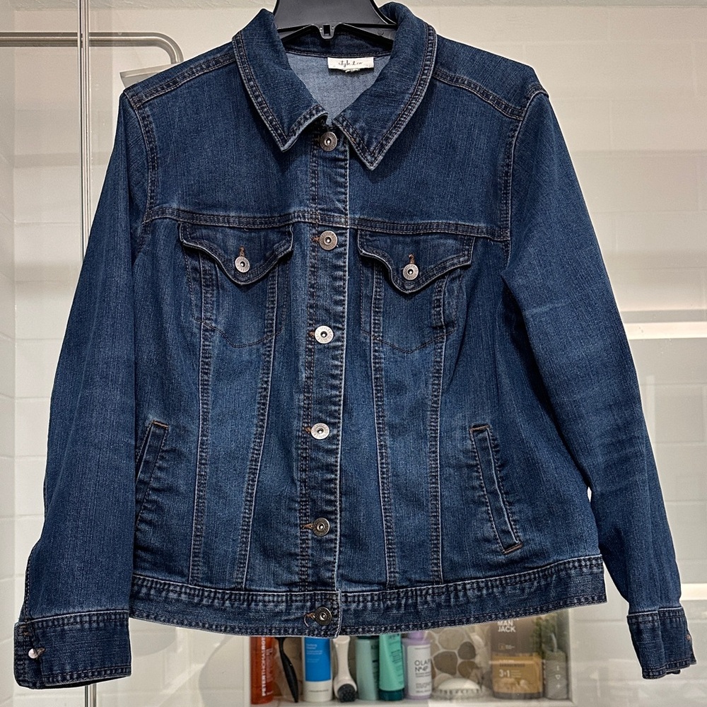 Classic Women’s Denim Jacket by Style & Co.  Size 16W